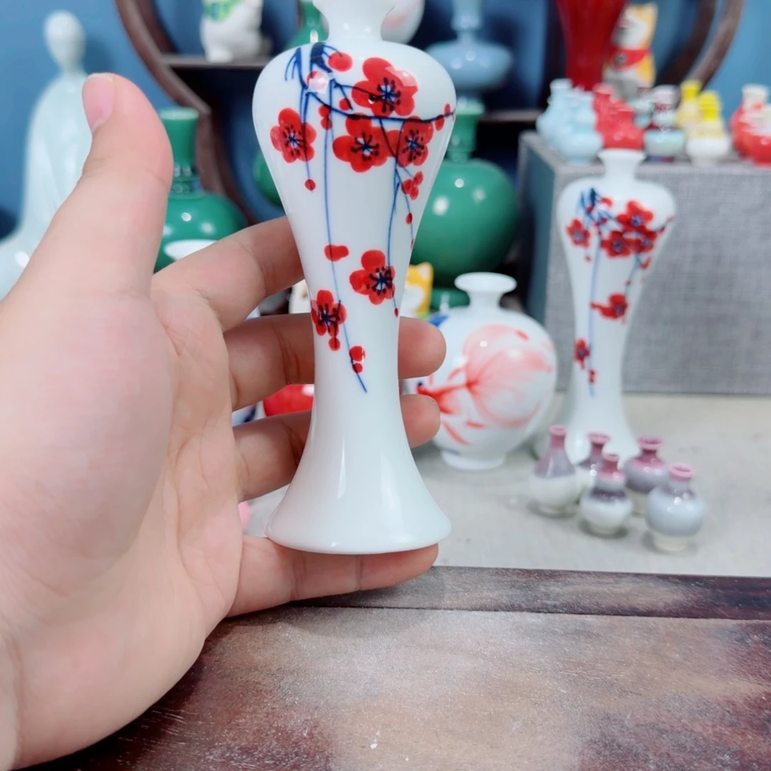 陶瓷手工小花器摆件