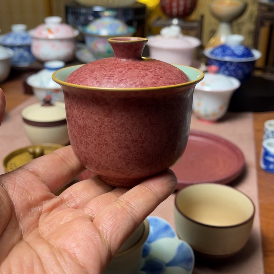 素铭品瓷釉下彩茶具