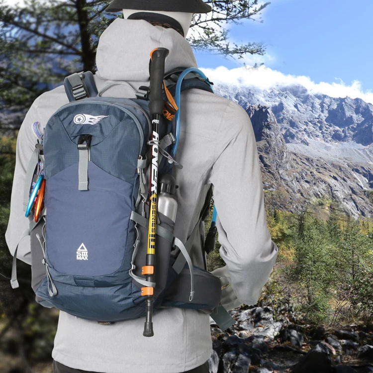 五角星户外耐磨防泼水男女徒步登山旅行双肩背包