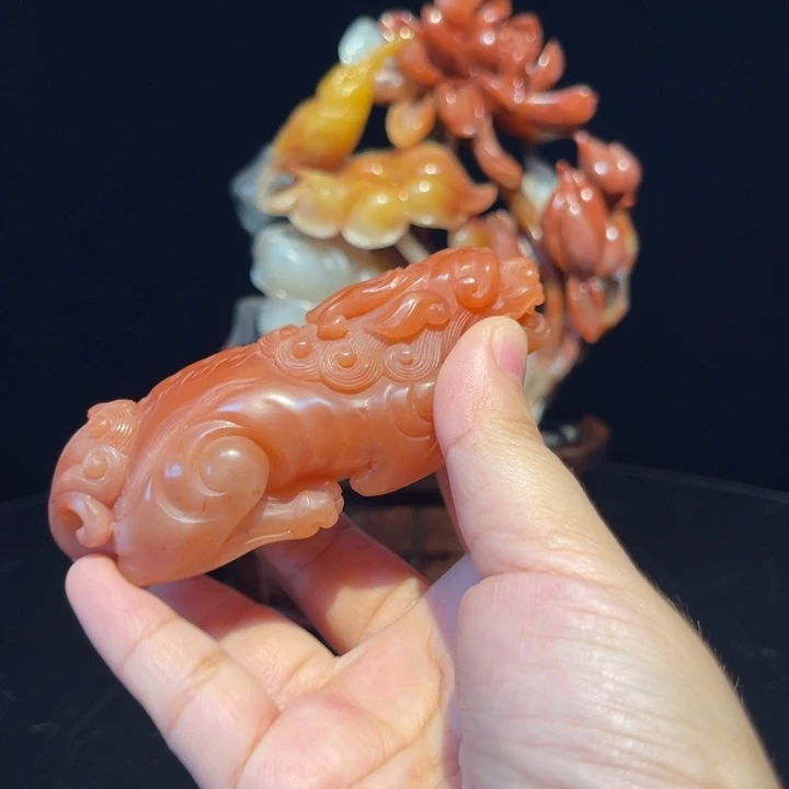 地***瓜寿山石玄关书房艺术品家居摆件