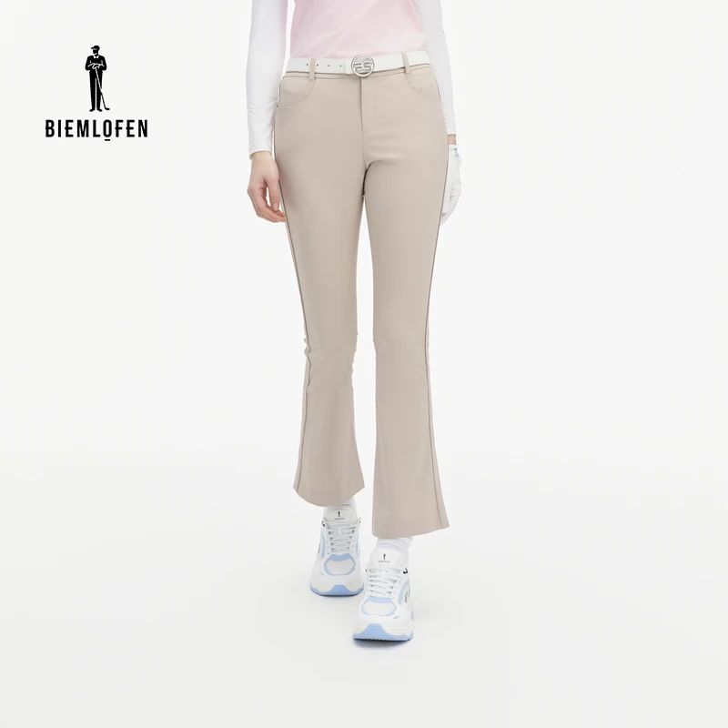 【抗UV防晒】比音勒芬高尔夫2025夏季新款女时尚休闲运动弹力喇叭裤