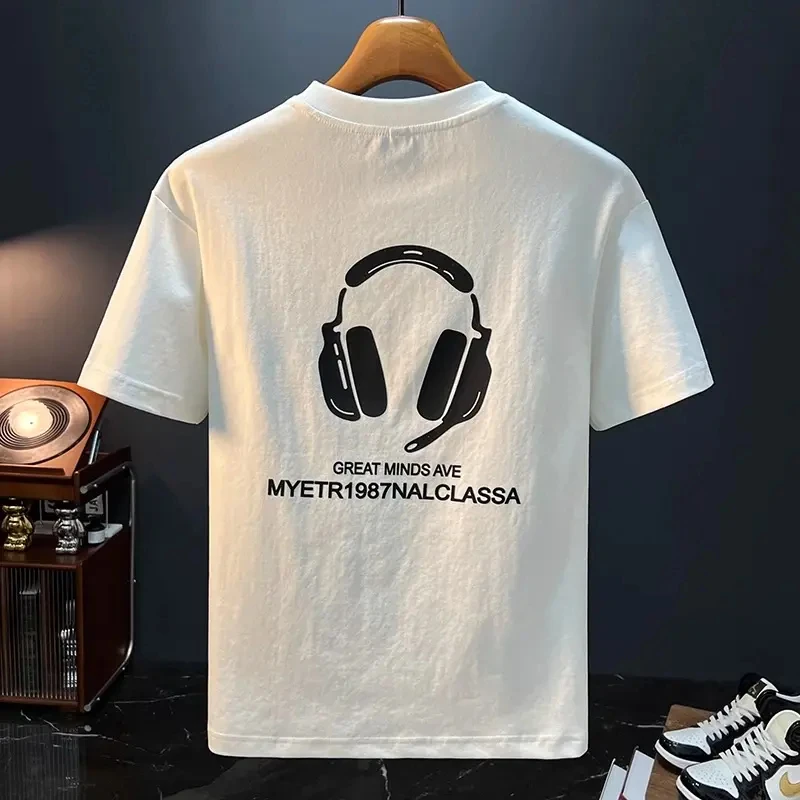 法国Cebrodz潮牌男装短袖t恤男爆款新款夏季美式休闲印花半袖男士