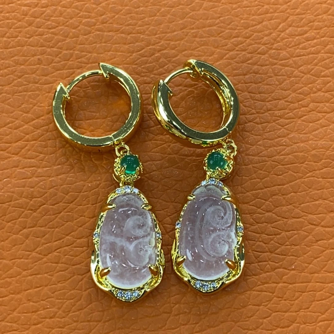 石英质玉吊坠(不含链)合金