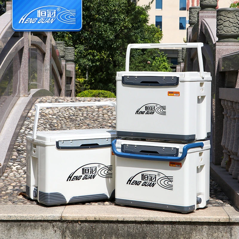 恒冠钓箱保温箱28L/30L/35L海钓箱加厚便捷保冷户外手