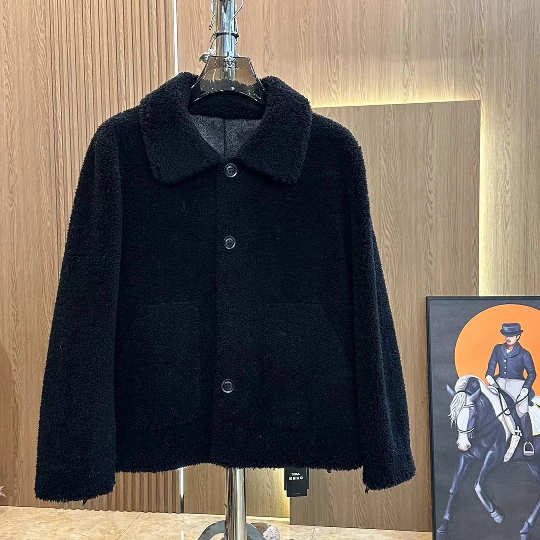 【梯梯男装】男士轻奢休闲外套2020黑色