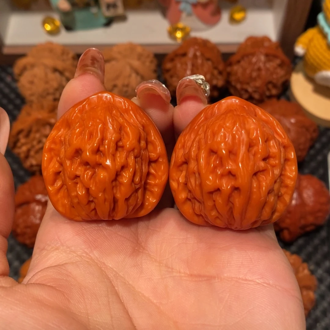 吊坠桃核35.8玉化麦虎，1225