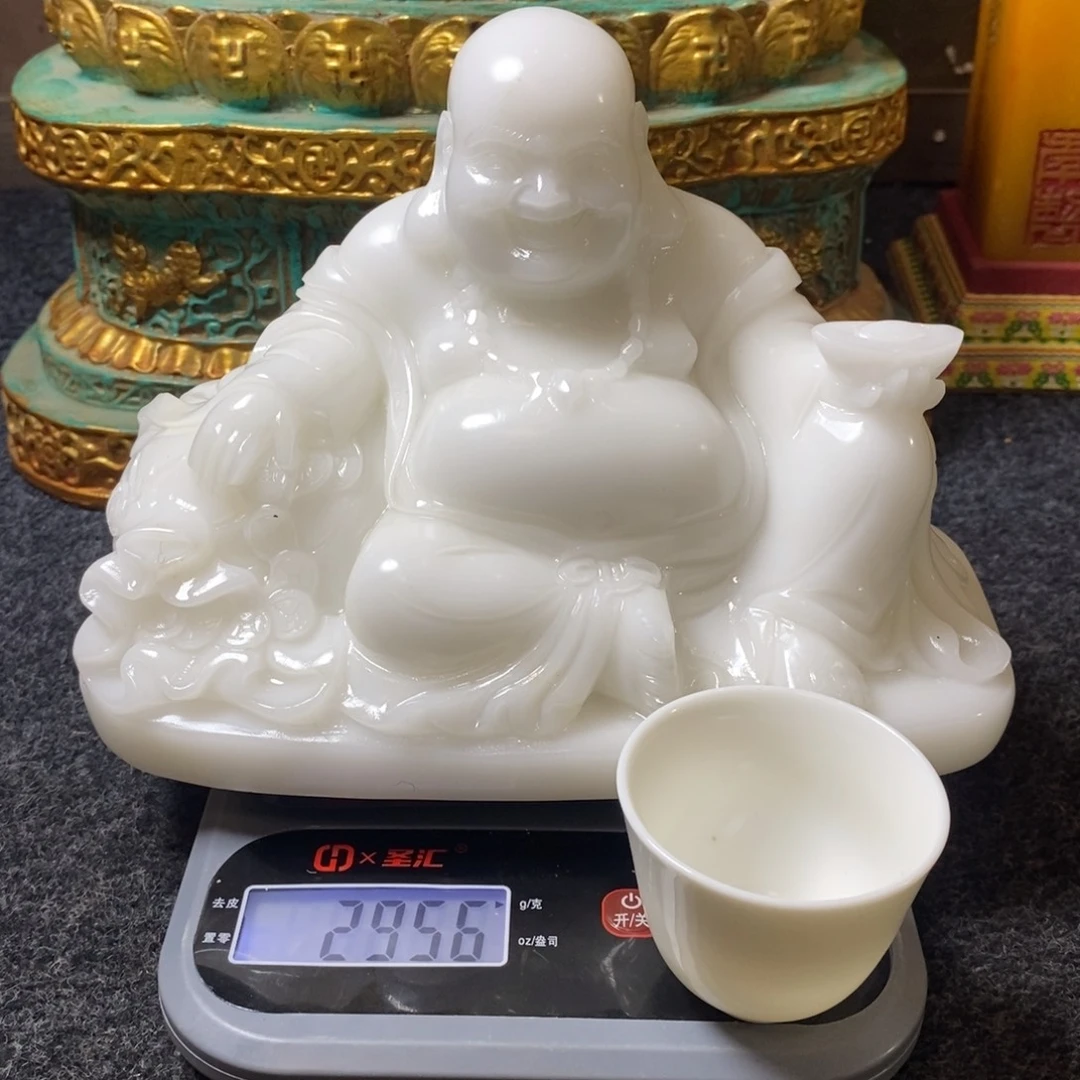 雾***花瓷片精品美物大摆件