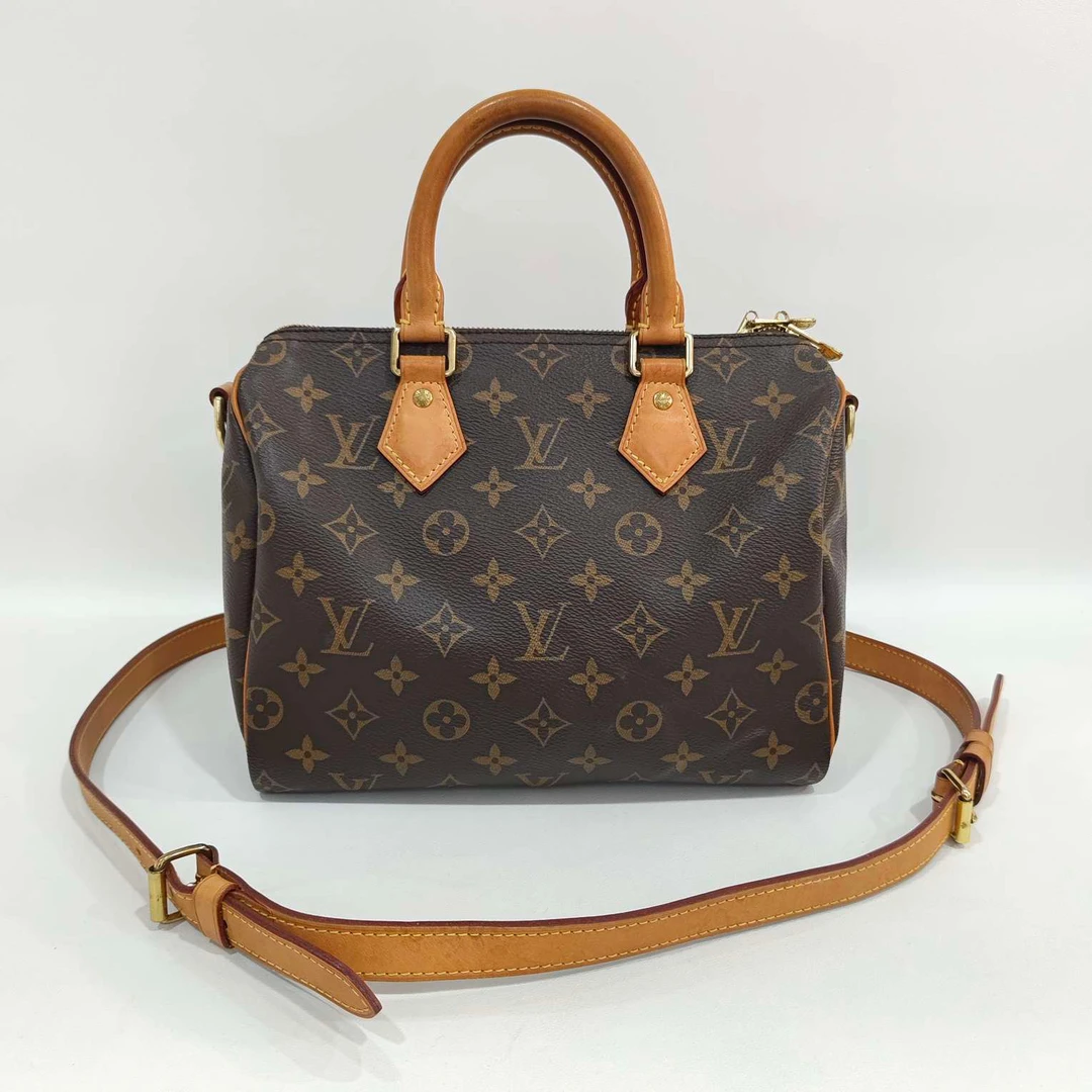95新 LouisVuitton/路易威登 捐金沉珠/speedy25肩带款单肩
