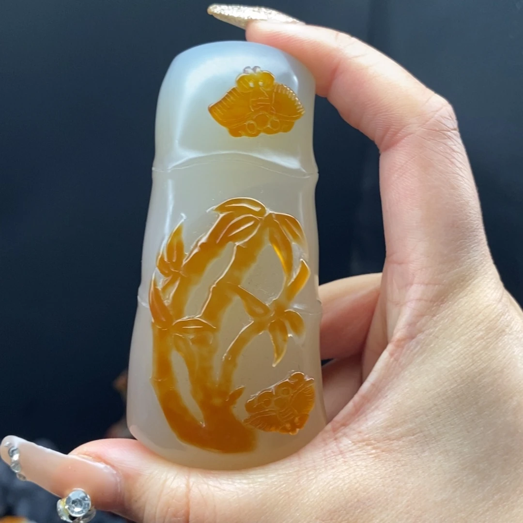 玛瑙/玉髓吊坠(不含链)未镶嵌