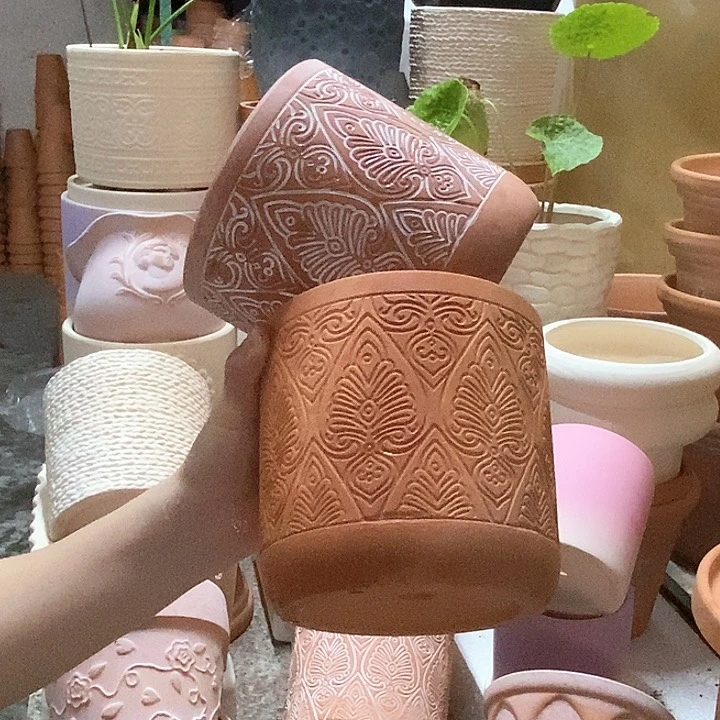 14×13几何直筒复古+红陶2个