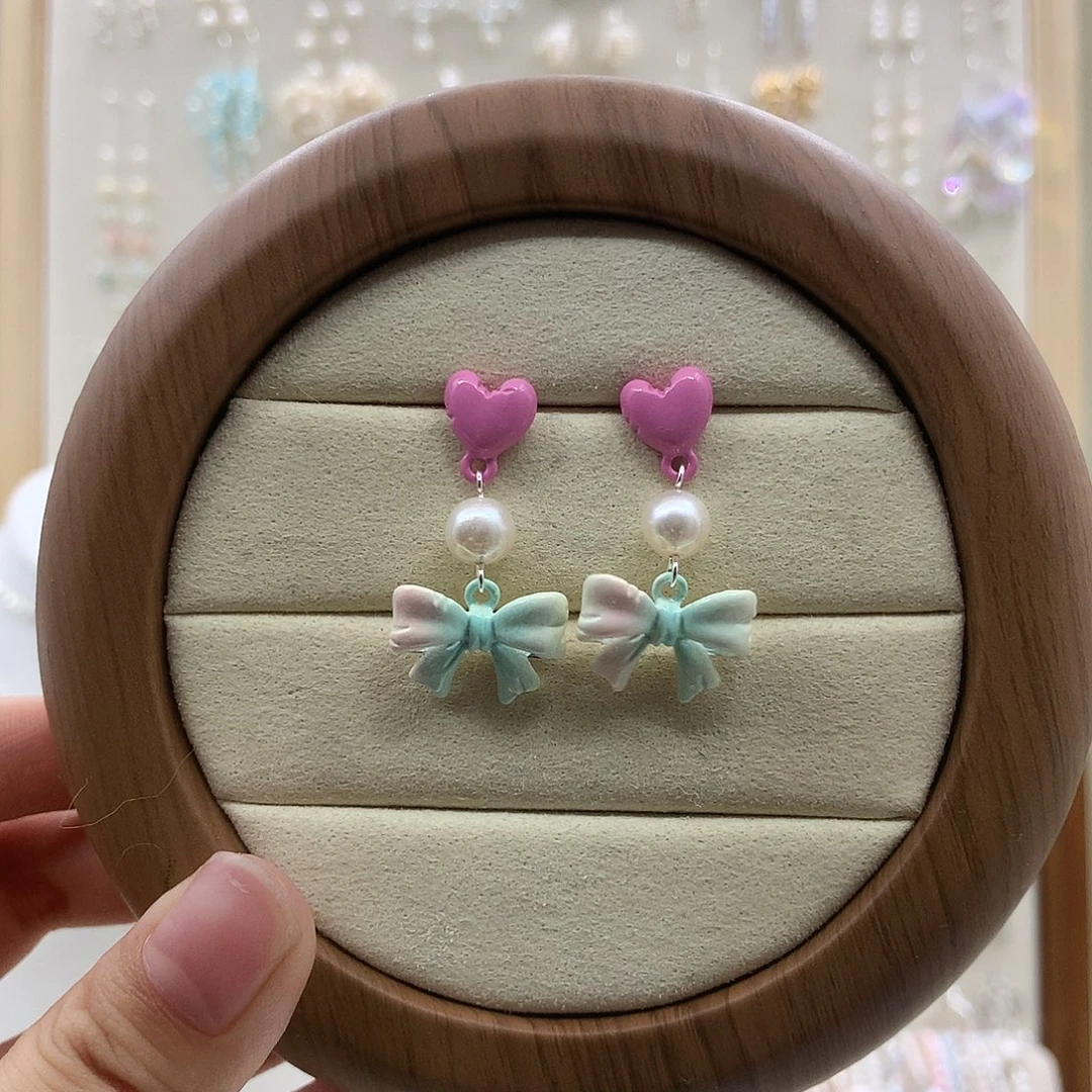 淡水珍珠耳饰银S925镶嵌