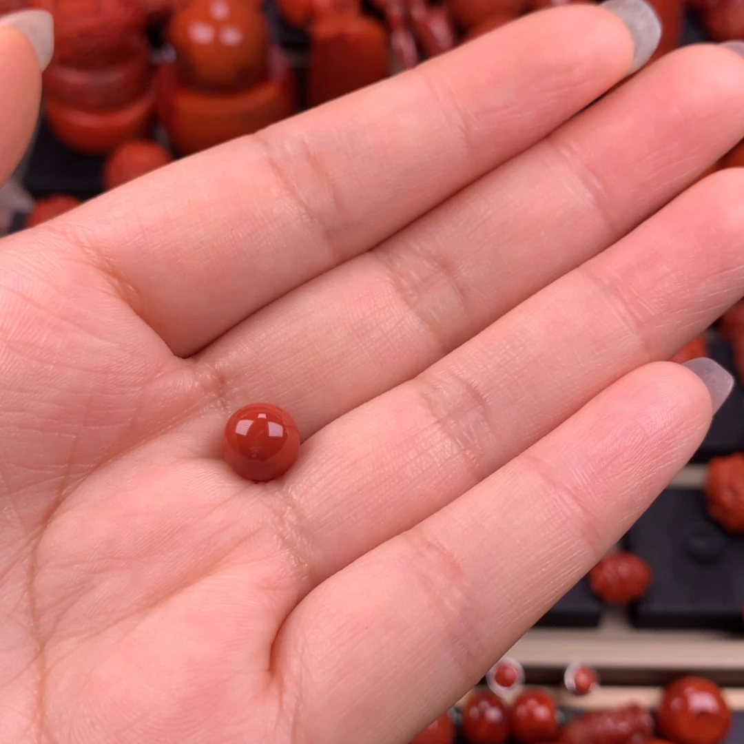 【闪购商品】南红玛瑙圆珠单珠8mm+未镶嵌