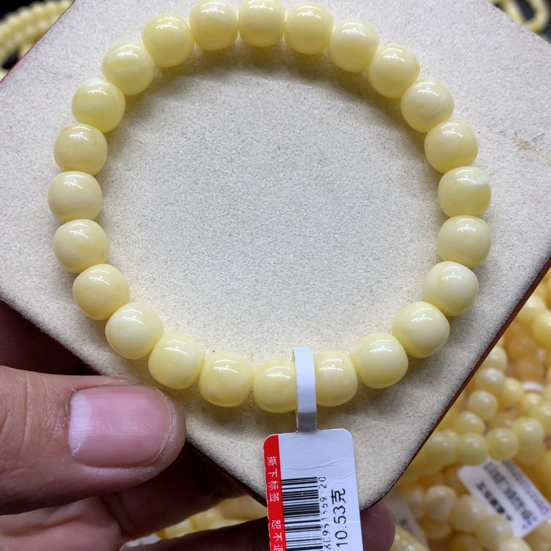 一***觉蜜蜡未镶嵌手链蜜蜡