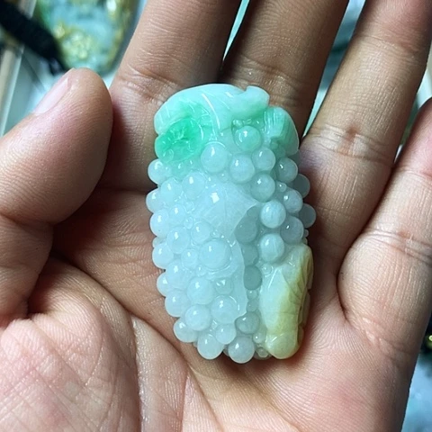 翡翠未镶嵌颈饰天然缅甸翡翠a货