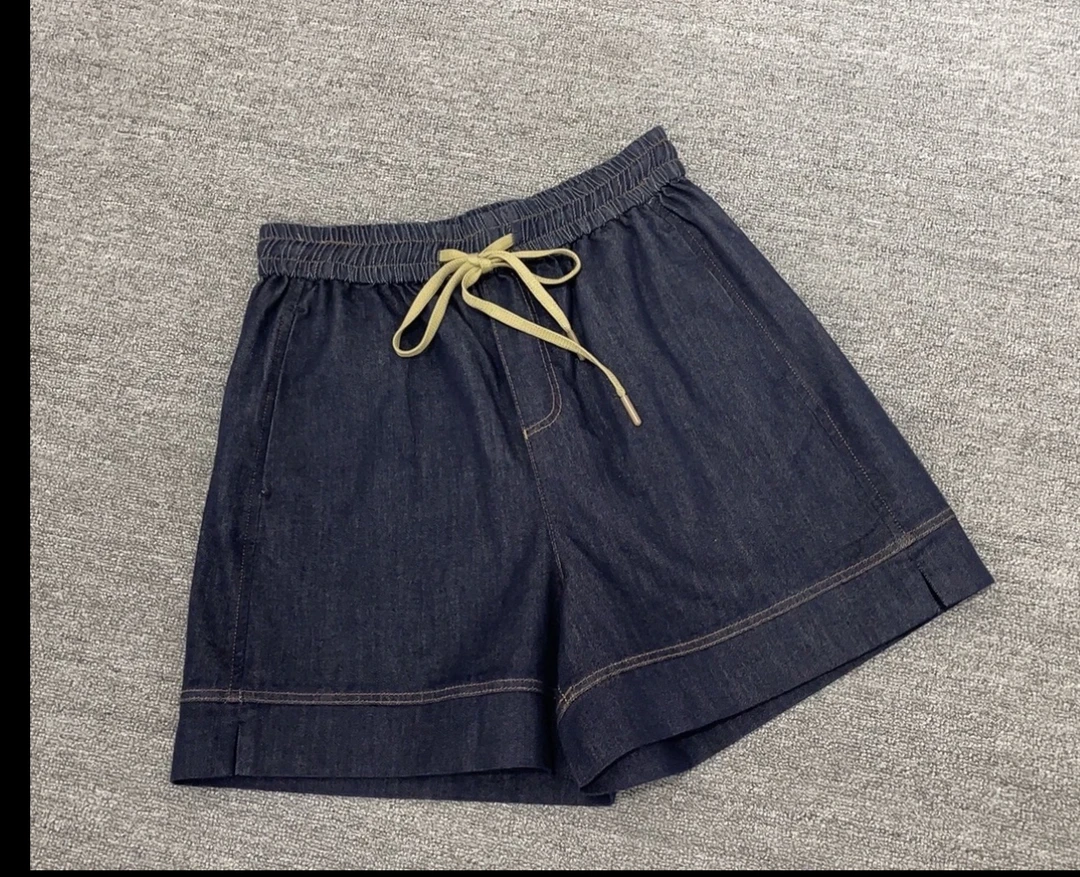 水淼女士大码牛仔短裤01496