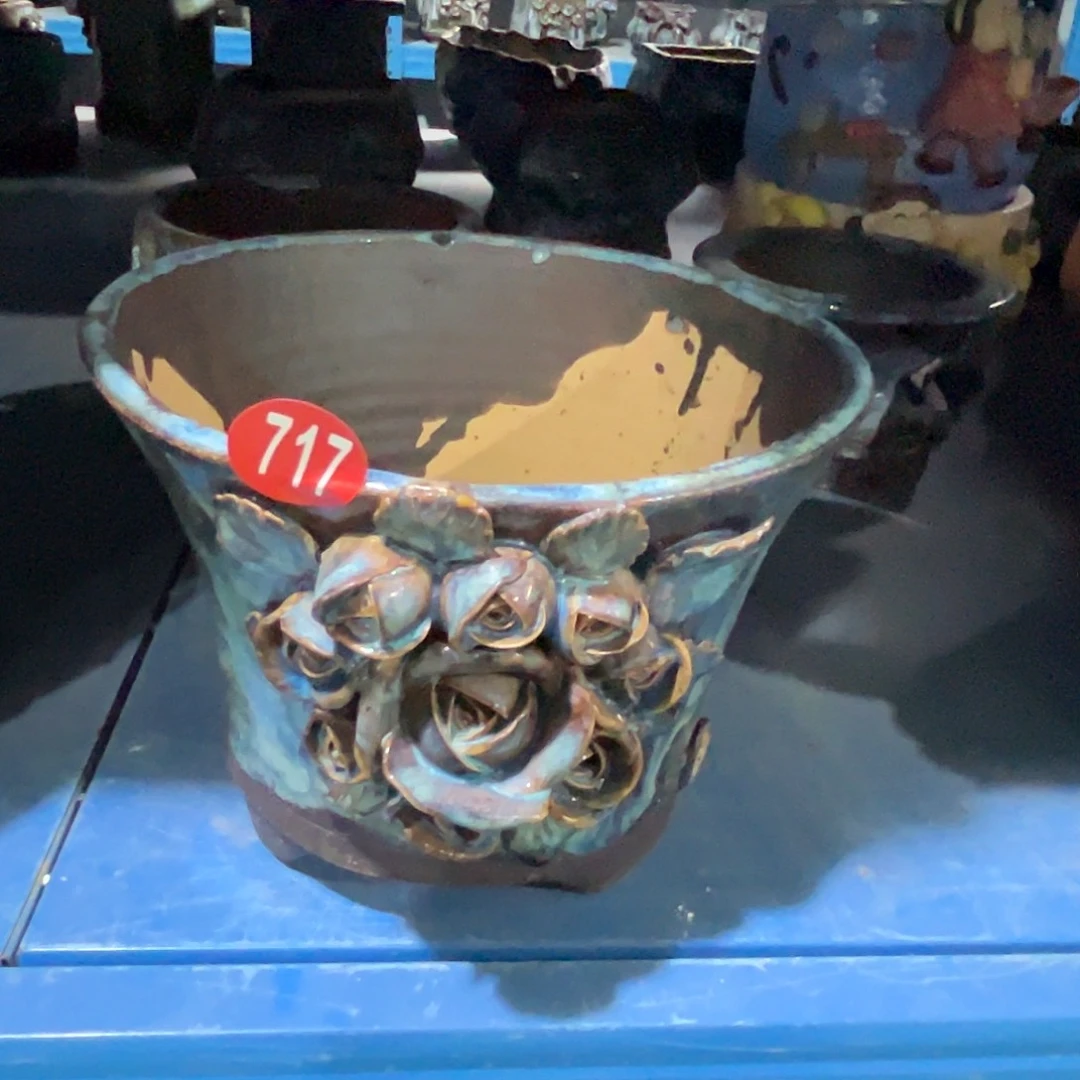 微瑕717 号陶然花器手工花盆