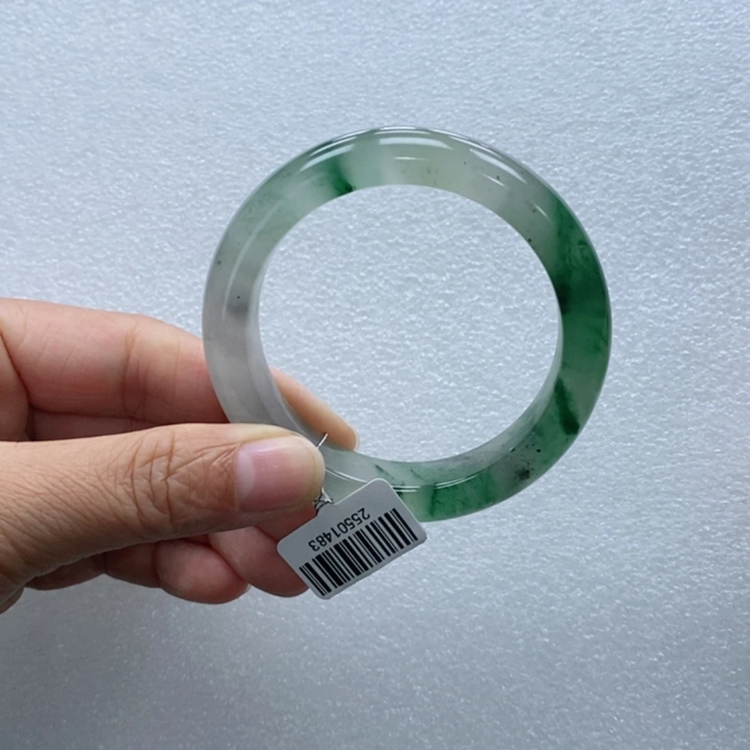 石英质玉未镶嵌手镯青青53-54多人