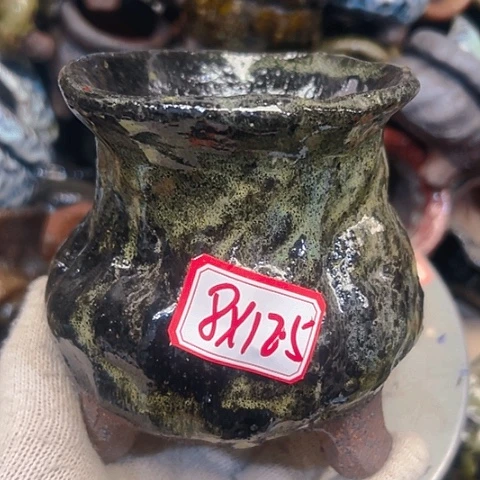 粗陶花盆手工花盆制作