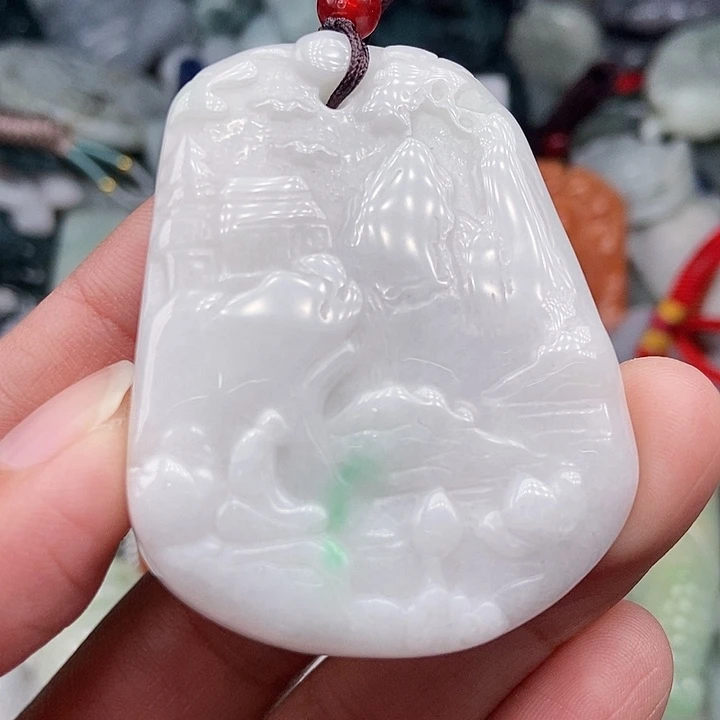 未镶嵌挂件翡翠翡翠