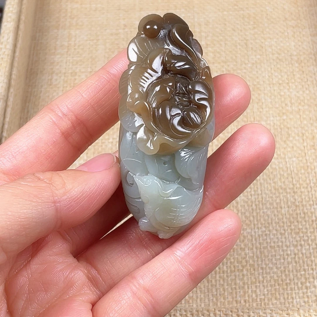 和田玉（糖玉）颈饰未镶嵌汐*