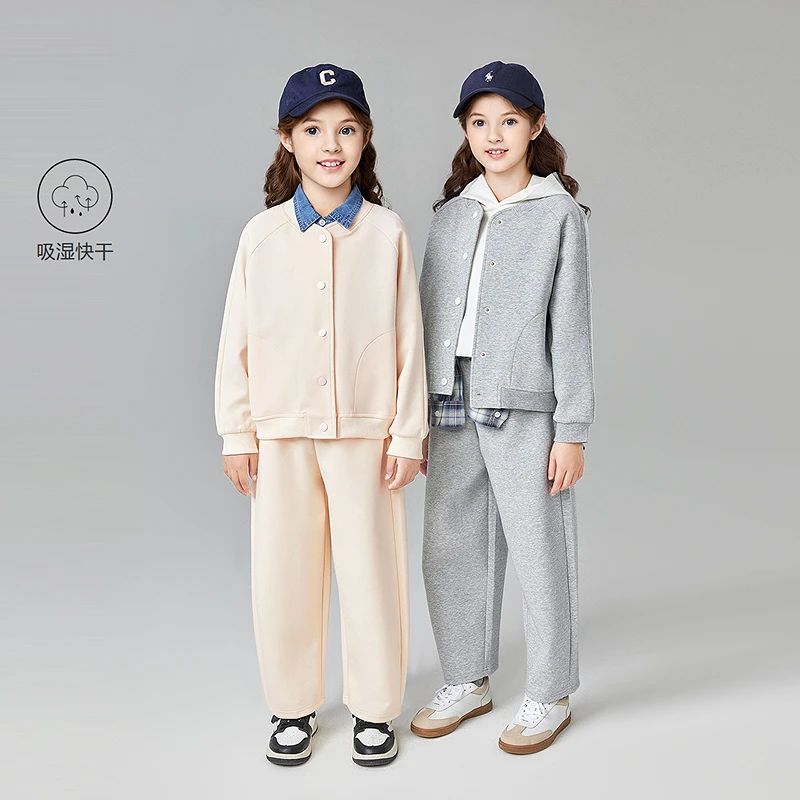 DEESHA/笛莎女童25亲子春装儿童排汗速干球运动套装- B3251T101