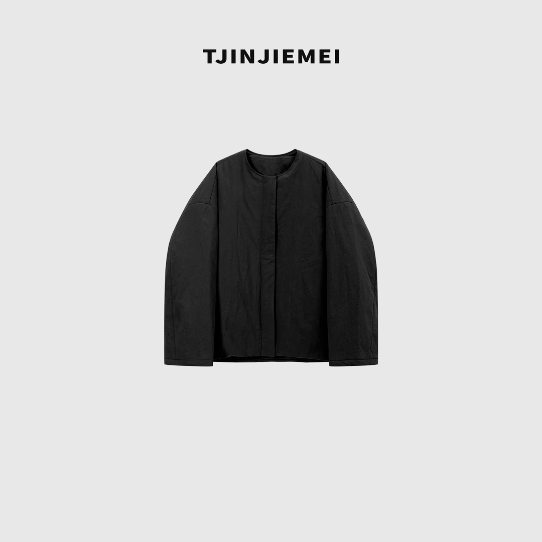 T井姐妹【山本棉服】设计感气质短款棉服外套MF2509-0022060-1
