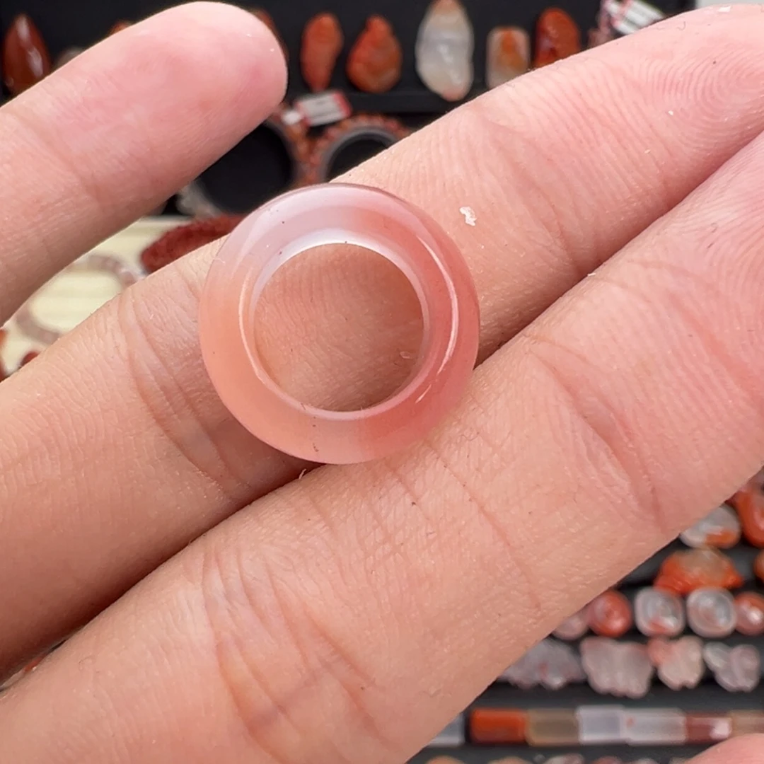 南红玛瑙未镶嵌颈饰跑环内径10mm