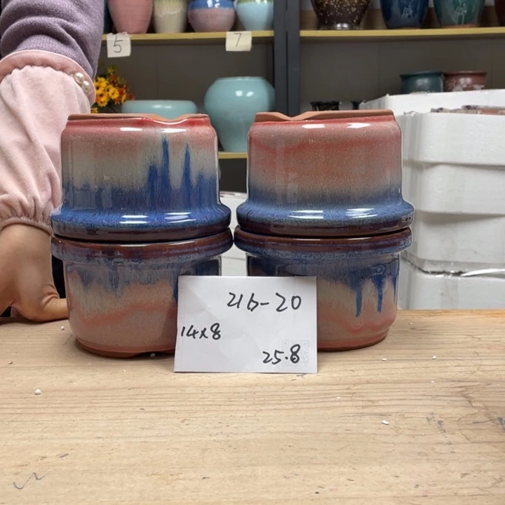 紫砂花盆?**?多肉花盆微瑕20