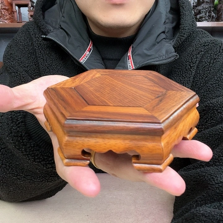 乌木类端景台小李子红木工艺品