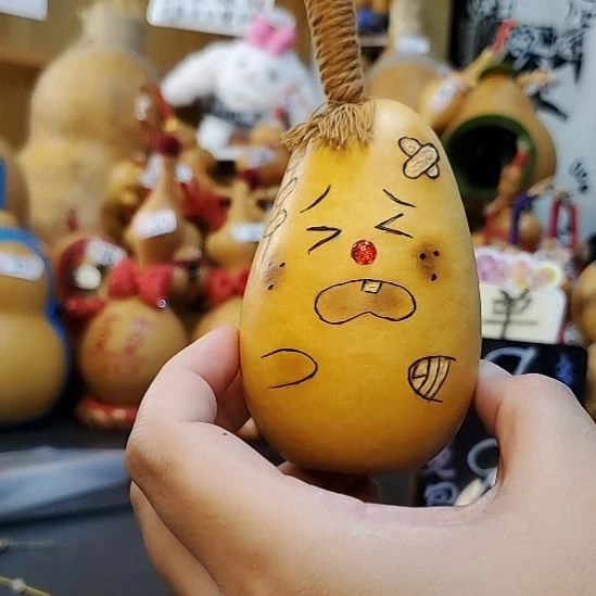 手工葫芦原创精品手把件摆件—4车—挨打土豆葫芦摆件