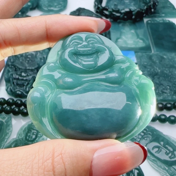 翡翠未镶嵌颈饰多样性发货天然A货翡翠