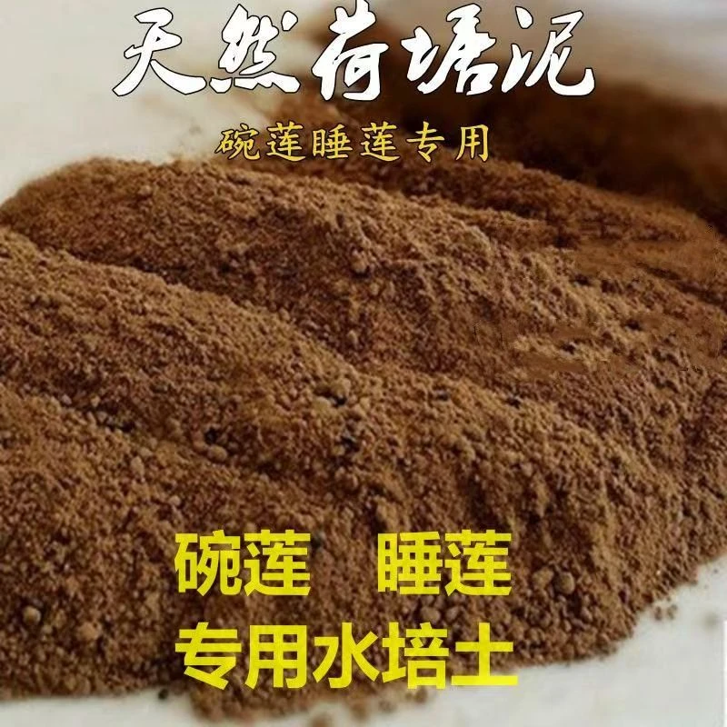 荷塘泥巴碗莲睡莲专用塘泥大包包邮荷花泥淤泥河泥水生植物营养泥