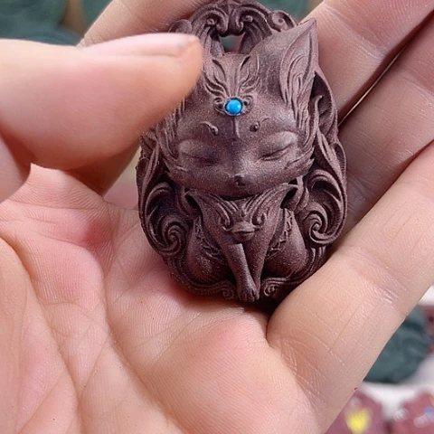 泥塑息肌香方镶嵌版九尾狐福利价