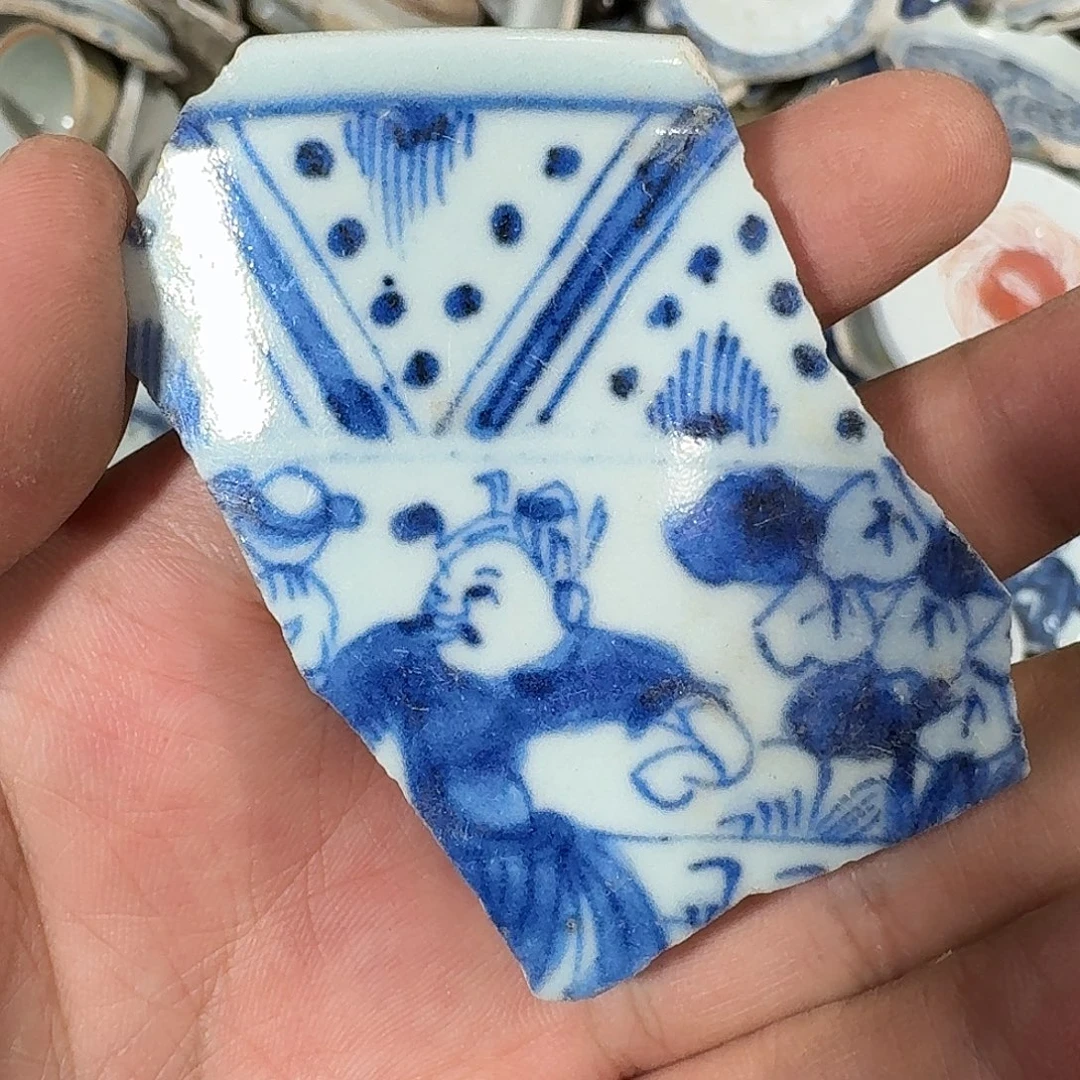 沙***狐瓷片瓷片标本，顺丰包邮