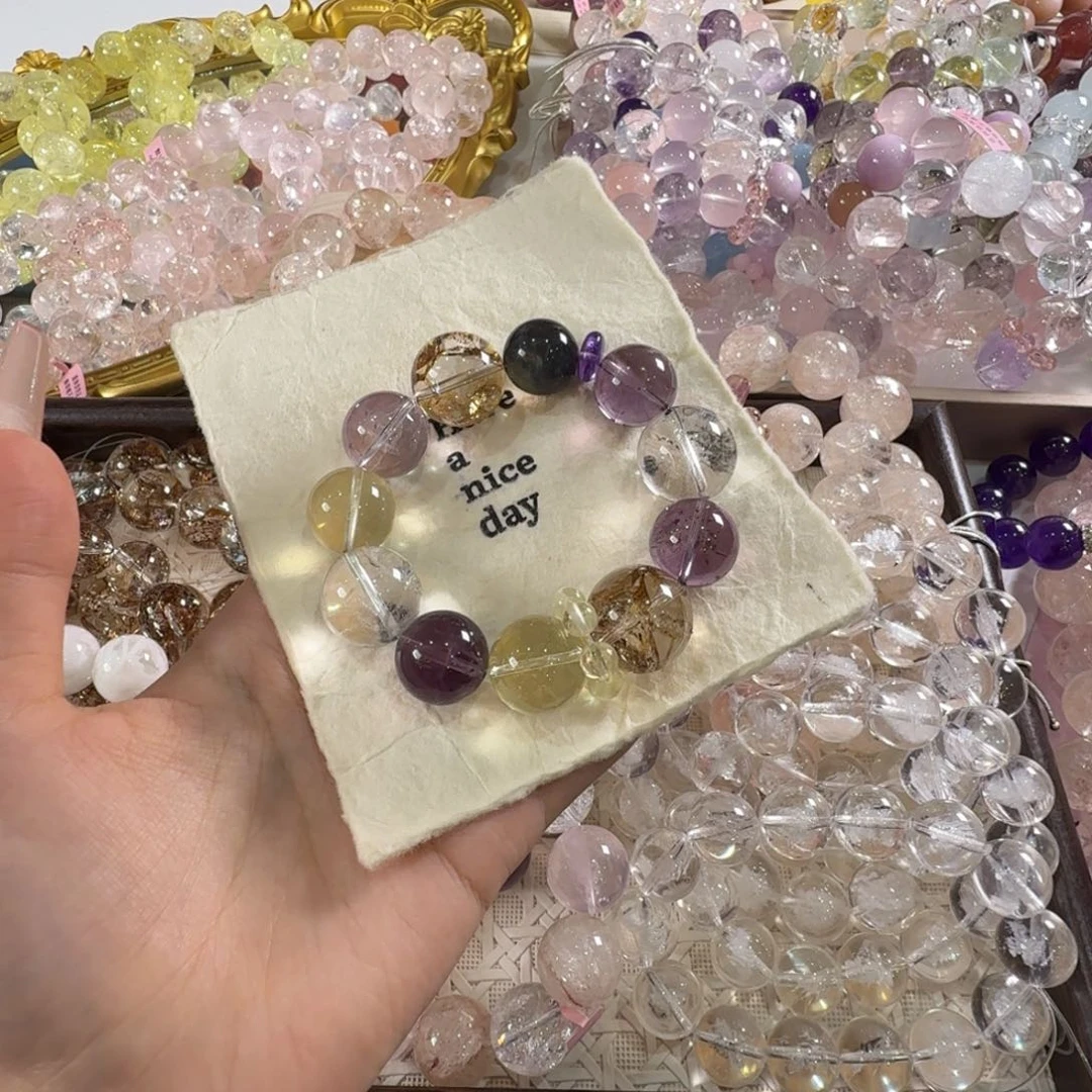 羊****未镶嵌水晶手链多宝