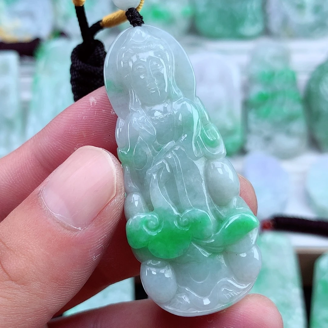 翡翠未镶嵌颈饰翡翠吊坠