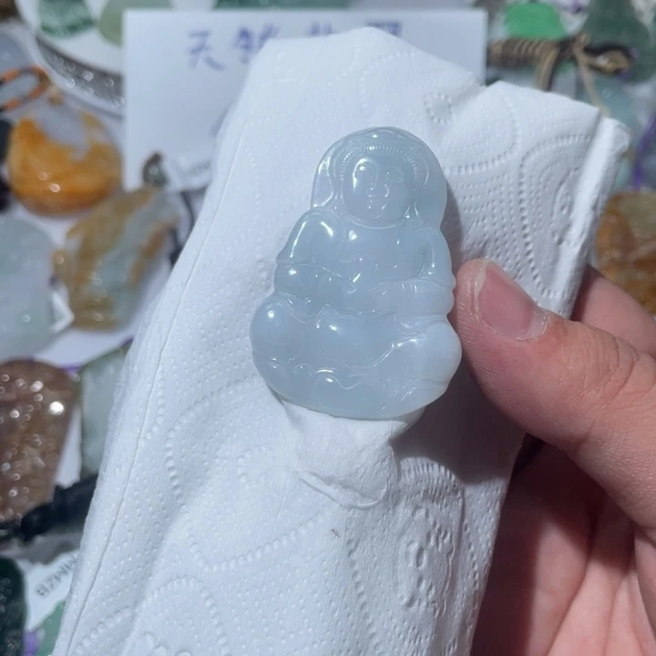 翡翠项链未镶嵌天然