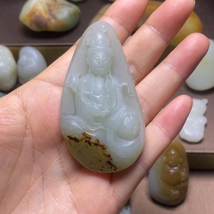 和田玉（糖玉）未镶嵌颈饰