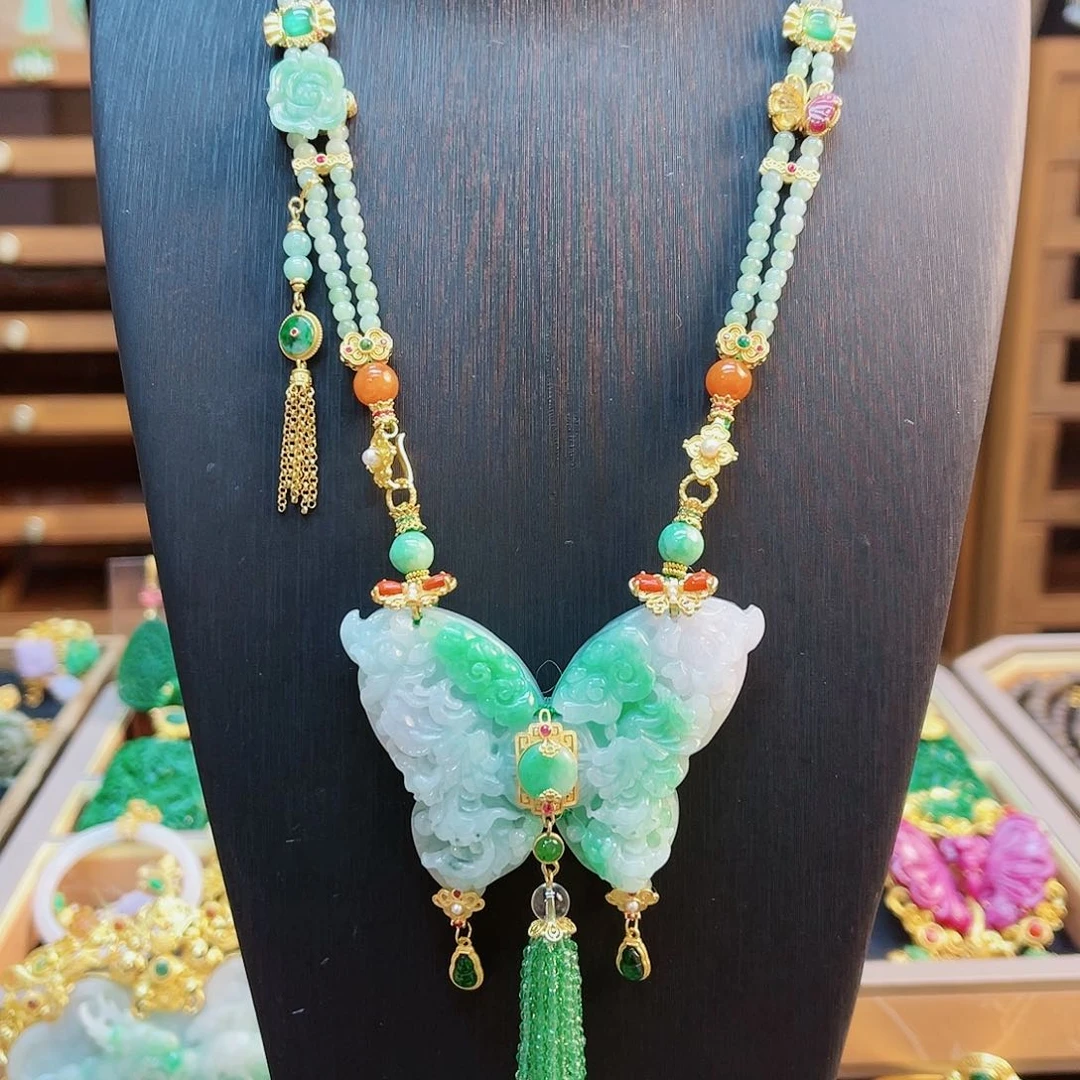 颈饰合金翡翠48小时鉴赏期1