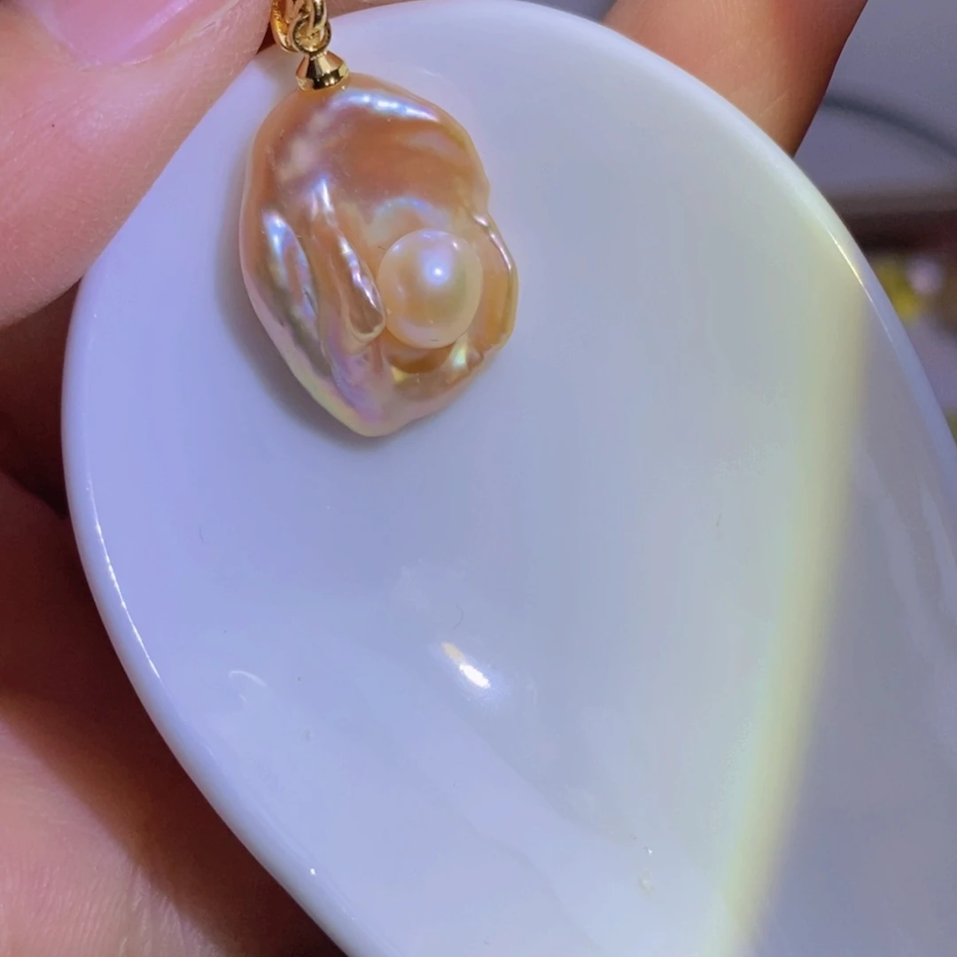 天然淡水珍珠合金淡水珍珠