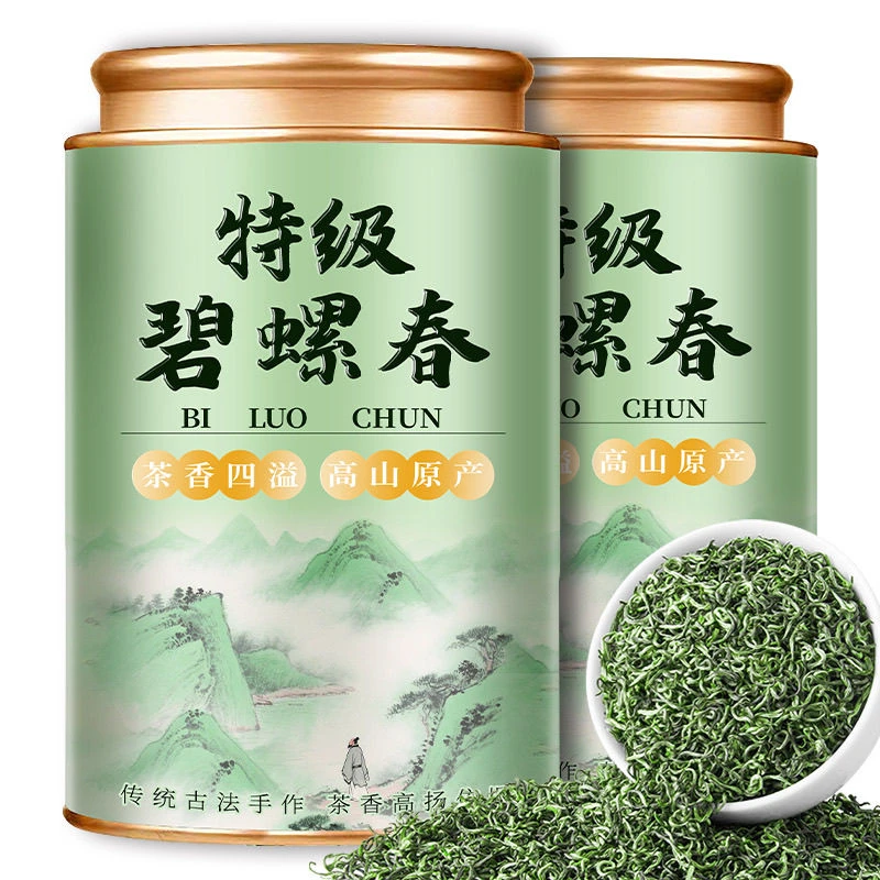 【浓香特级碧螺春】2025新茶正宗苏州高山花果浓香型绿茶大罐装