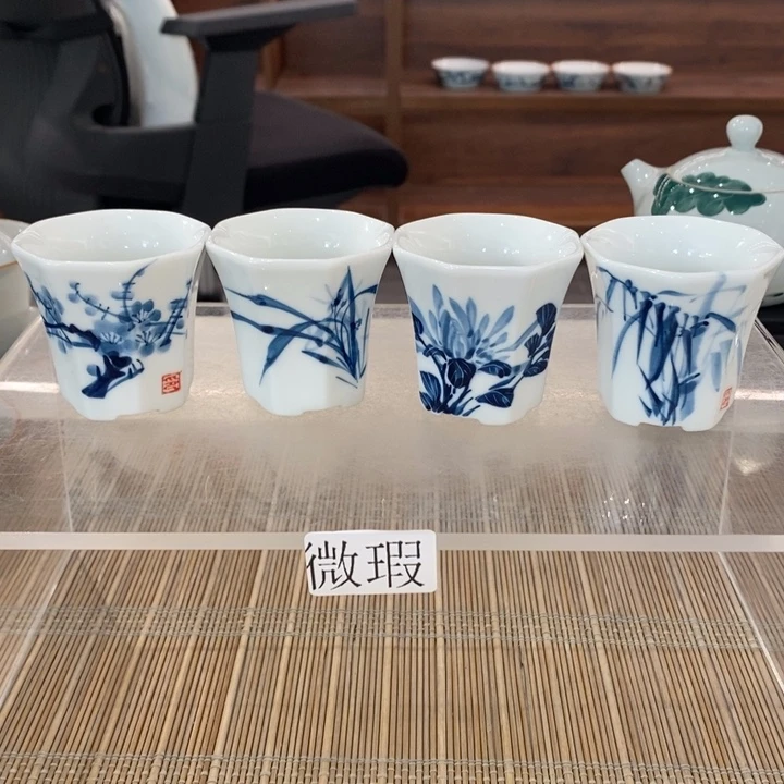 釉下老陶泥手工绘制