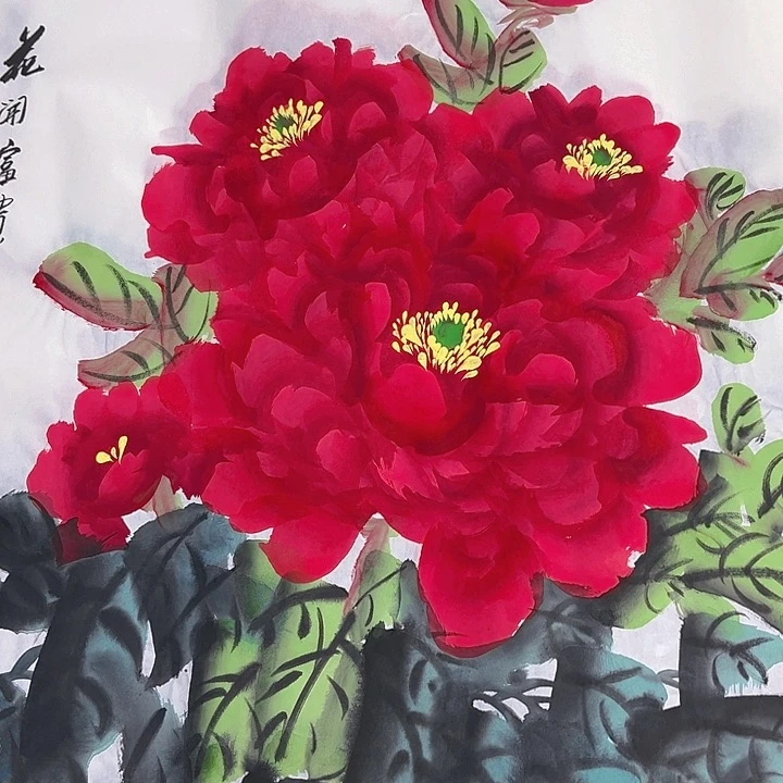 国画纯手绘字画宣纸