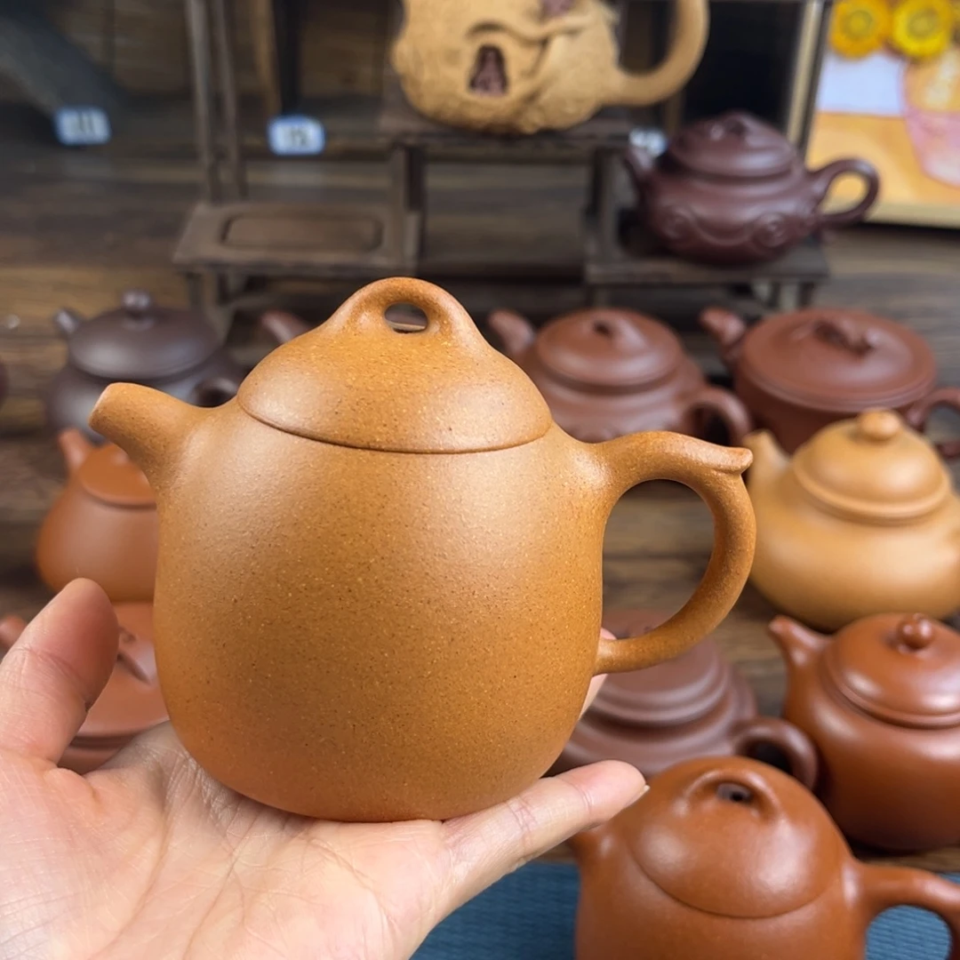 天***宁紫砂茶壶手工制作工艺精湛