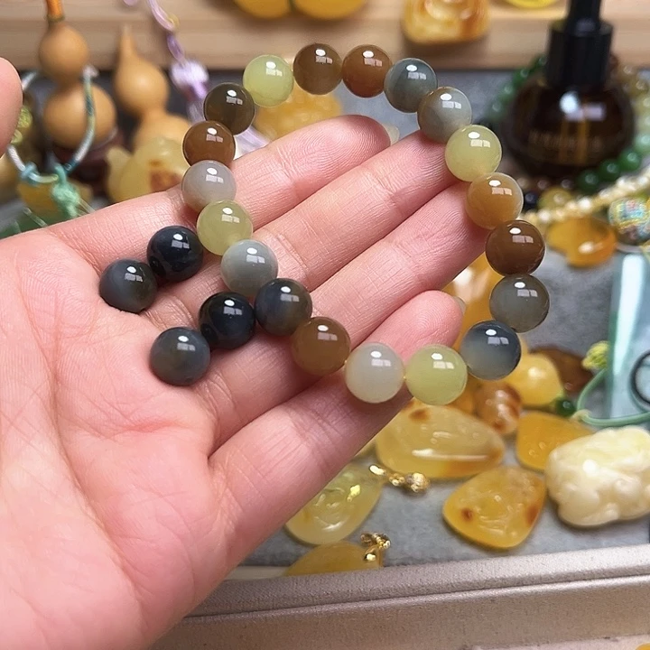 未镶嵌颈饰蜜蜡盛***实蜜蜡