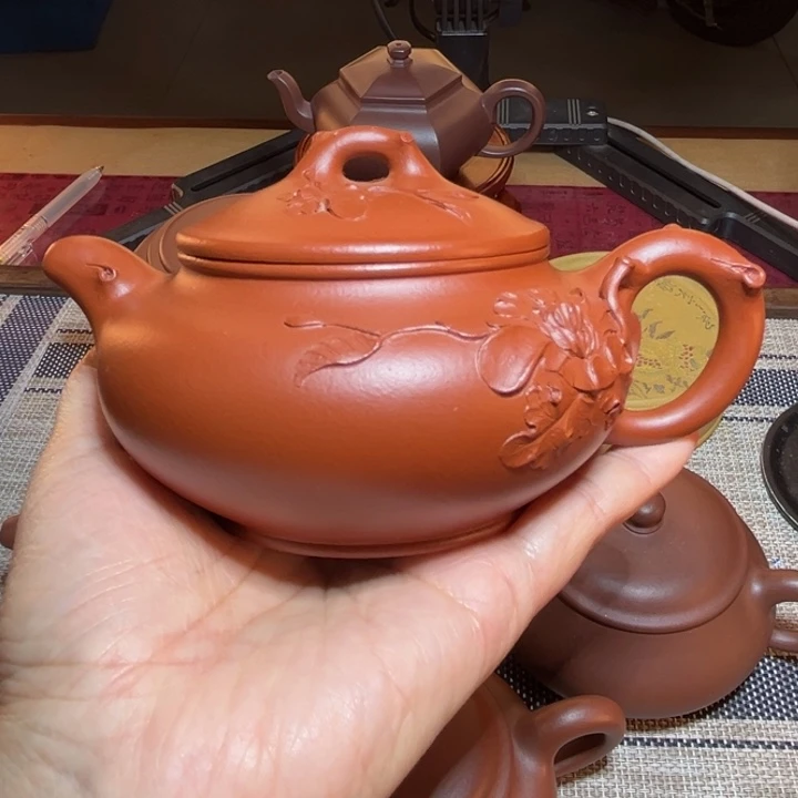 卓***助朱泥茶壶作品欣赏