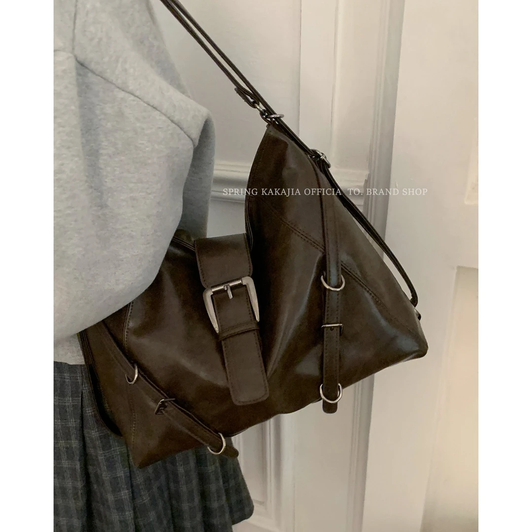 韩系腋下包包女款爆款2025新款秋冬复古时尚单肩包百搭通勤托特包