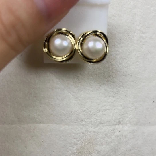 淡水珍珠银S925镶嵌颈饰