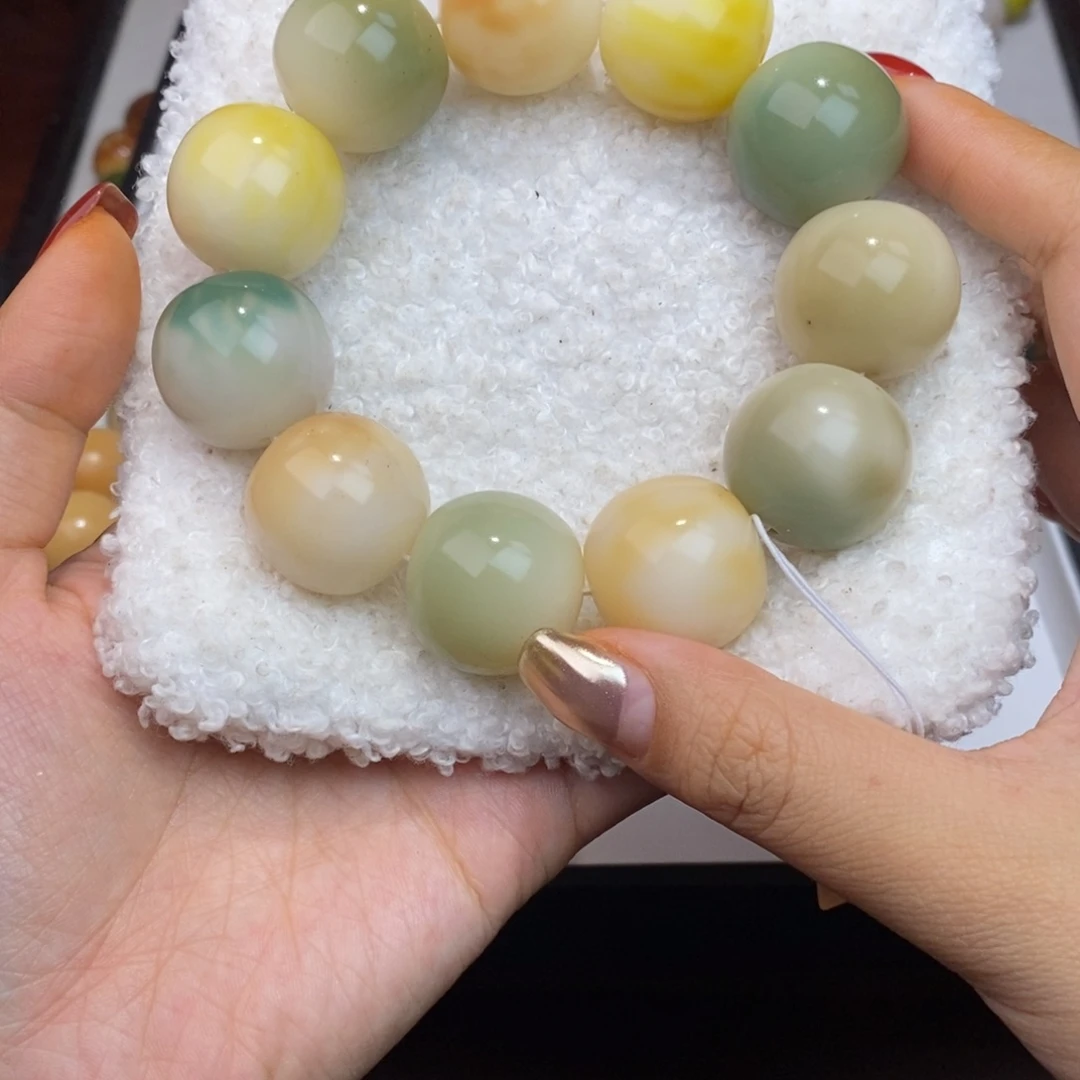 白玉菩提手串763瑕疵不退不换