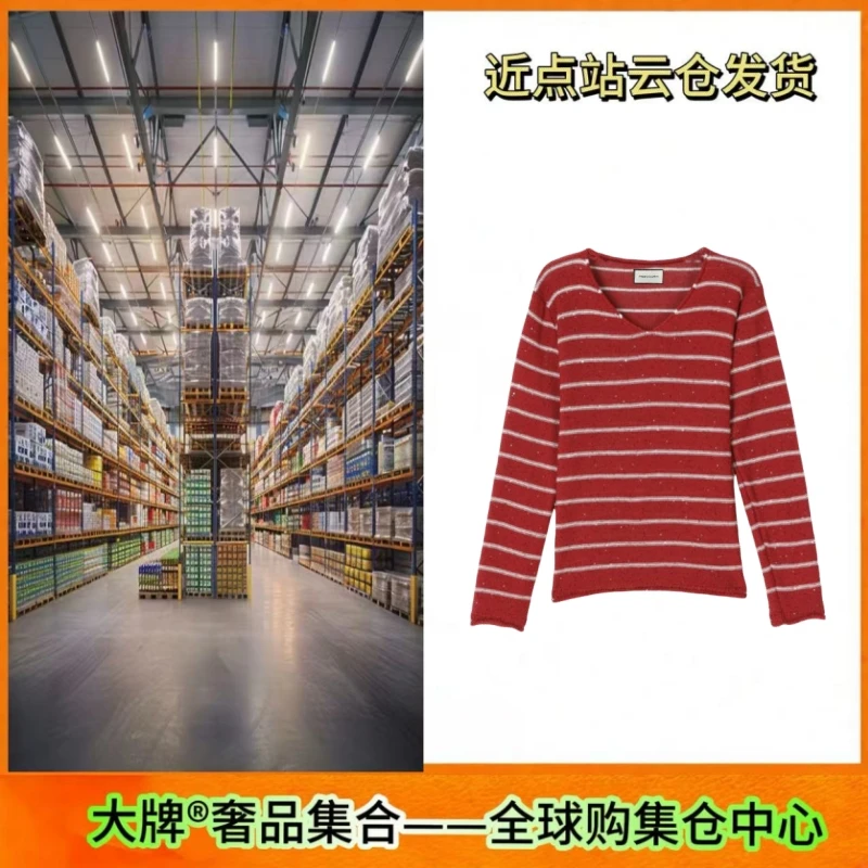 【奢品集合】轻奢重工满星彩片高档圆领针织衫毛衣女显瘦秋冬